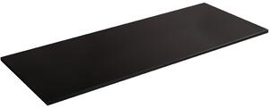 CERANO - Kúpeľňová doska pod umývadlo Carole - čierna matná - 120 cm
