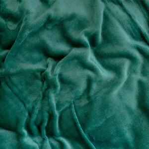 Goldea extra hebké obliečky mikroplyš - tmavo zelené 140 x 200 a 70 x 90 cm