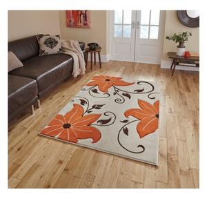 Béžovo-oranžový koberec Think Rugs Verona, 60 × 120 cm