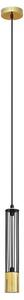 Helam Luster na lanku BARS 1xGU10/20W/230V čierna/zlatá HE1133 + záruka 3 roky zadarmo