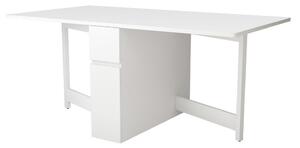Biely skladací multifunkčný stôl Woodman Kungla