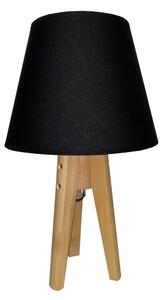 Venti Stolná lampa CONE 1xE27/60W/230V borovica čierna VE0395 + záruka 3 roky zadarmo
