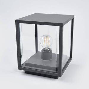 Lucande - Annalea Vonkajšie Záhradná Lampa H20 Dark Grey/Clear - Lampemesteren