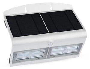 V-Tac LED Solárne nástenné svietidlo so senzorom LED/7W/3,7V 4000K IP65 biela VT0775 + záruka 3 roky zadarmo