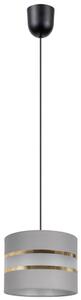 Belis Luster na lanku CORAL 1xE27/60W/230V pr. 20 cm šedá BE0651 + záruka 3 roky zadarmo