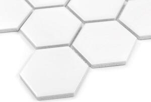 DUNIN - Hexagon White 51 MATT Keramická mozaika DUNIN (28,2 x 27,1 cm / 1 ks)