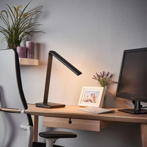 Lindby - Kuno LED Stolová Lampa USB Black Lindby - Lampemesteren