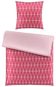 OBOJSTRANNÁ POSTEĽNÁ BIELIZEŇ, satén, pink, 135/200 cm Novel - Online Only bytové doplnky, Online Only
