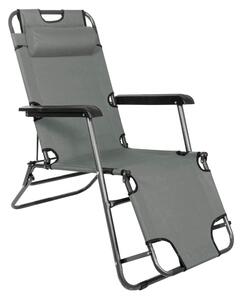 Prehouse Záhradná stolička v šedej farbe