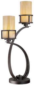 Elstead Elstead QZ-KYLE-TL - Stolná lampa KYLE 2xE27/100W/230V ED0191 + záruka 3 roky zadarmo