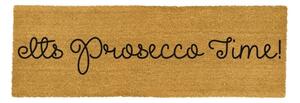 Dlhá rohožka z prírodného kokosového vlákna Artsy Doormats Prosecco Time, 120 x 40 cm