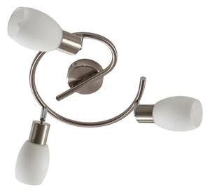Lindby - Arda 3 Stropné Lampa Stainless Steel/Opal Lindby - Lampemesteren