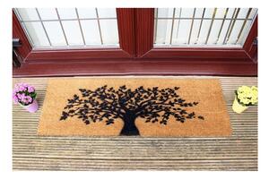 Rohožka z prírodného kokosového vlákna Artsy Doormats Tree Of Life, 120 x 40 cm