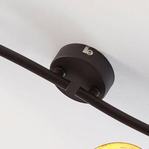 Lindby - Morik 4 LED Stropné Lampa Black/Gold Lindby - Lampemesteren