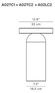 Luceplan - Nui C Záhradná Lampa Concrete - Lampemesteren
