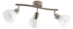 Lindby - Paulina 3 LED Stropné Lampa White Alabaster/Satin Nickel Lindby - Lampemesteren