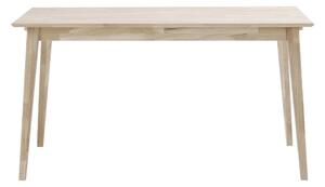 Matne lakovaný dubový jedálenský stôl Rowico Mimi, 140 x 90 cm