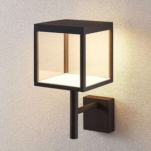 Lucande - Cube LED Vonkajšie Nástenné Svietidlo Graphite Lucande - Lampemesteren