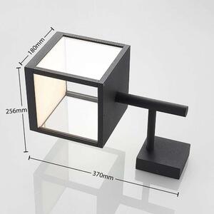 Lucande - Cube LED Vonkajšie Nástenné Svietidlo Graphite Lucande - Lampemesteren