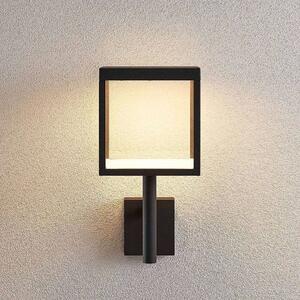 Lucande - Cube LED Vonkajšie Nástenné Svietidlo Graphite - Lampemesteren