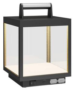 Lucande - Cube LED Portable Vonkajšie Stolová Lampa Graphite - Lampemesteren