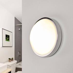 Lindby - Elucio Stropné Lampa IP44 Opal/Chrome Lindby - Lampemesteren