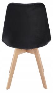 Dekorstudio Jedálenská čalúnená stolička BARI - čierna