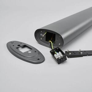 Lindby - Marius LED Záhradná Lampa w/Sensor Dark Grey Lindby - Lampemesteren
