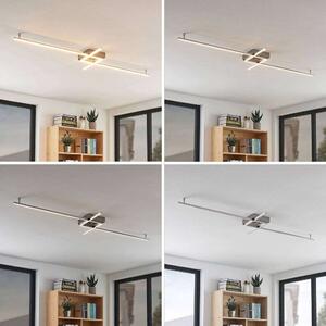 Lucande - Keki LED Stropné Lampa w/Remote Control Silver - Lampemesteren