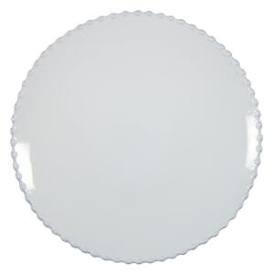 Biely kameninový tanier Costa Nova Pearl, ⌀ 28 cm