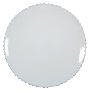 Biely kameninový dezertný tanier Costa Nova Pearl, ⌀ 22 cm