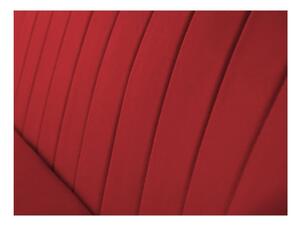Červená zamatová pohovka Mazzini Sofas Toscane, 188 cm