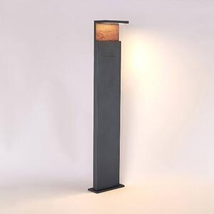 Lucande - Lignus LED Záhradná Lampa H100 Dark Grey Lucande - Lampemesteren