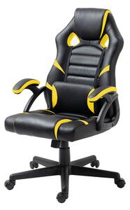 Čierno-žltá herná stolička UPLAY