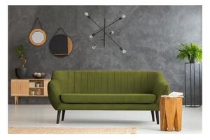 Zelená zamatová pohovka Mazzini Sofas Toscane, 188 cm