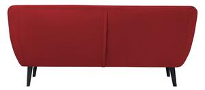 Červená zamatová pohovka Mazzini Sofas Toscane, 188 cm
