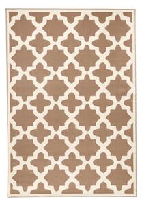 Hnedo-béžový koberec Zala Living Noble, 140 × 200 cm