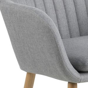 Dizajnová stolička Nashira II, svetlo šedá