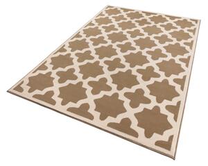 Hnedo-béžový koberec Zala Living Noble, 70 × 140 cm