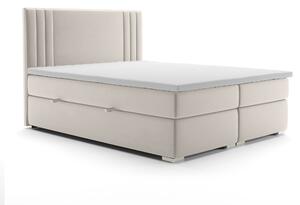 Manželská posteľ Boxspring 180 cm Morcano (s úložným priestorom) (svetlosivá). Vlastná spoľahlivá doprava až k Vám domov. 1020331
