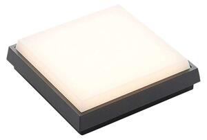 Lucande - Amra LED Square Vonkajšie Stropné Lampa 17,5 Dark Grey - Lampemesteren