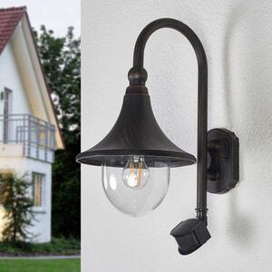Lindby - Daphne Vonkajšie Nástenné Svietidlo w/Sensor Antique Black - Lampemesteren