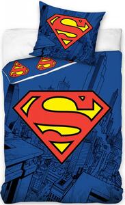 Bavlnené posteľné obliečky Superman - 100% bavlna Renforcé - 70 x 90 cm + 140 x 200 cm