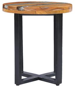 Konferenčný stolík 40x45 cm tíkový masív a polyresin