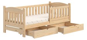 Detská posteľ drevená Alvins DP 002 - Borovica, 90x200