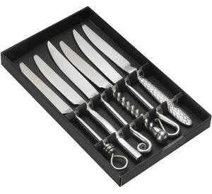 Sada 6 nožov z antikoro ocele v darčekovom balení Jean Dubost Forged