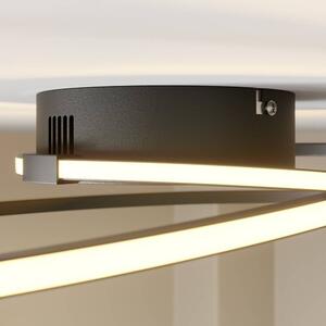 Lindby - Xenias LED Stropné Lampa Ø49 Black Lindby - Lampemesteren