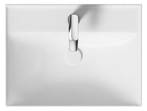 Cersanit Larga, kúpeľňová skrinka s umývadlom 60x45x65 cm, biela lesklá, S801-439