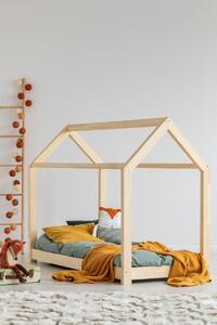 MAXMAX Detská posteľ z masívu DOMČEK - TYP A 200x100 cm