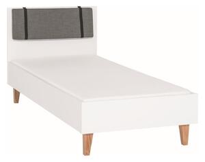 Biela jednolôžková posteľ Vox Concept, 90 × 200 cm